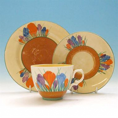 Clarice Cliff Crocus pattern