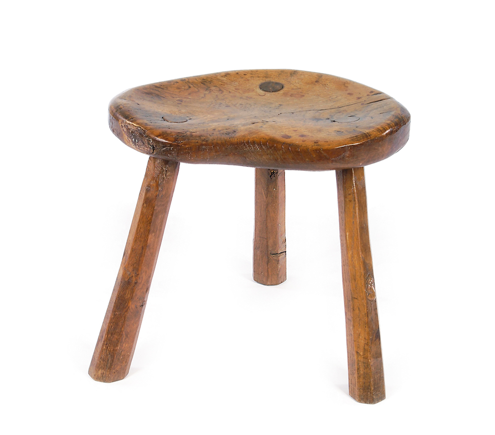 Mouseman Robert Thompson milking stool